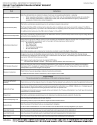 Form DOT LAPM3-A Project Authorization/Adjustment Request - California, Page 4
