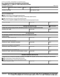 Form DOT LAPM9-J Dla Disadvantaged Business Enterprise Commercially Useful Function Evaluation - California, Page 3