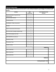 Consolidation Feasibility Study Grant Application - Washington, Page 18