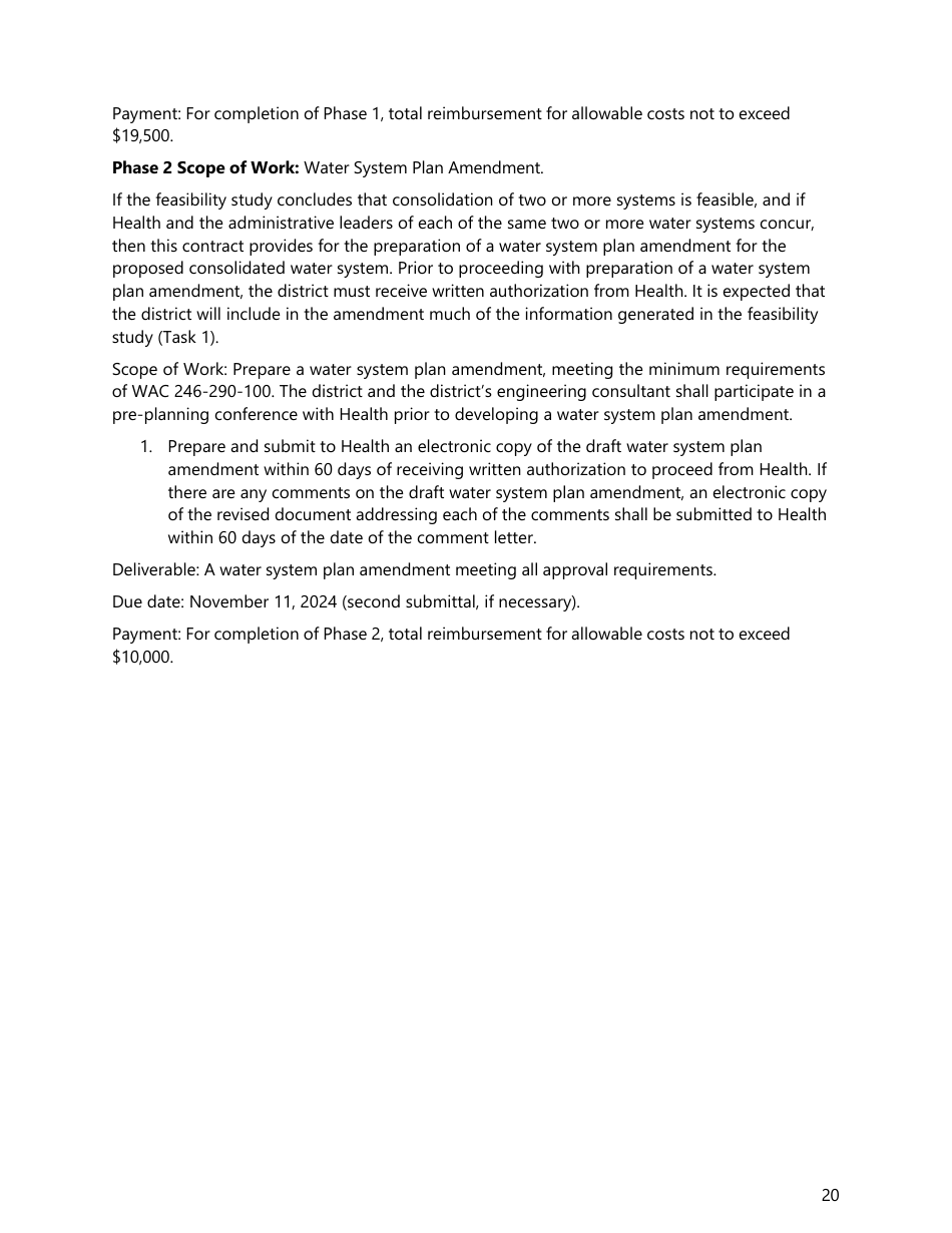 Consolidation Feasibility Study Grant Application - Washington, Page 23