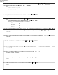 Form SFN50724 Worker Relationship Questionnaire - North Dakota, Page 4