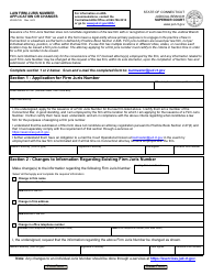 Document preview: Form JD-ES-145 Law Firm Juris Number Application or Changes - Connecticut