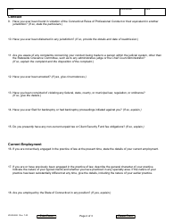 Form JD-ES-268 Application for Appointment as a Magistrate (Pursuant to C.g.s. 51-193l) - Connecticut, Page 2