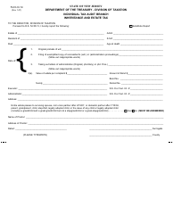 Form O-14 Resident Decedent Notification From County Surrogate (Surrogates Use Only) - New Jersey