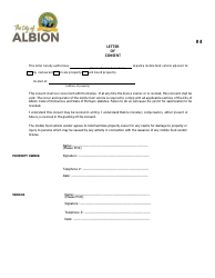 Mobile Food Vehicle Vendor (Food Truck) Permit Application - City of Albion, Michigan, Page 3