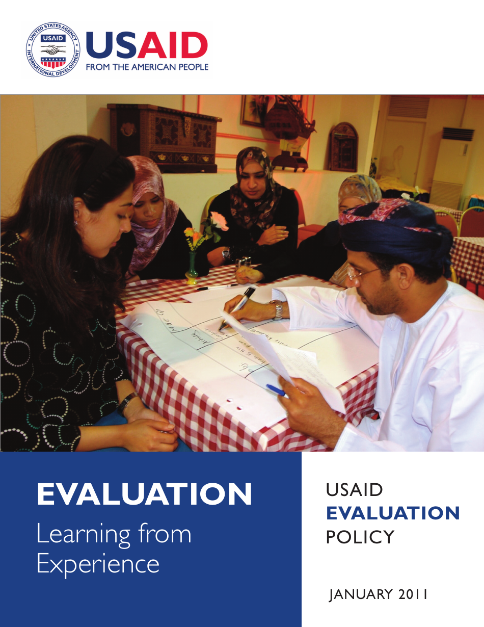 Usaid Evaluation Policy, Page 1