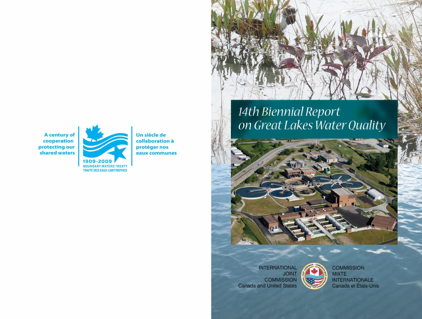 14th Biennial Report on Great Lakes Water Quality - International Joint Commission United States and Canada Download Pdf