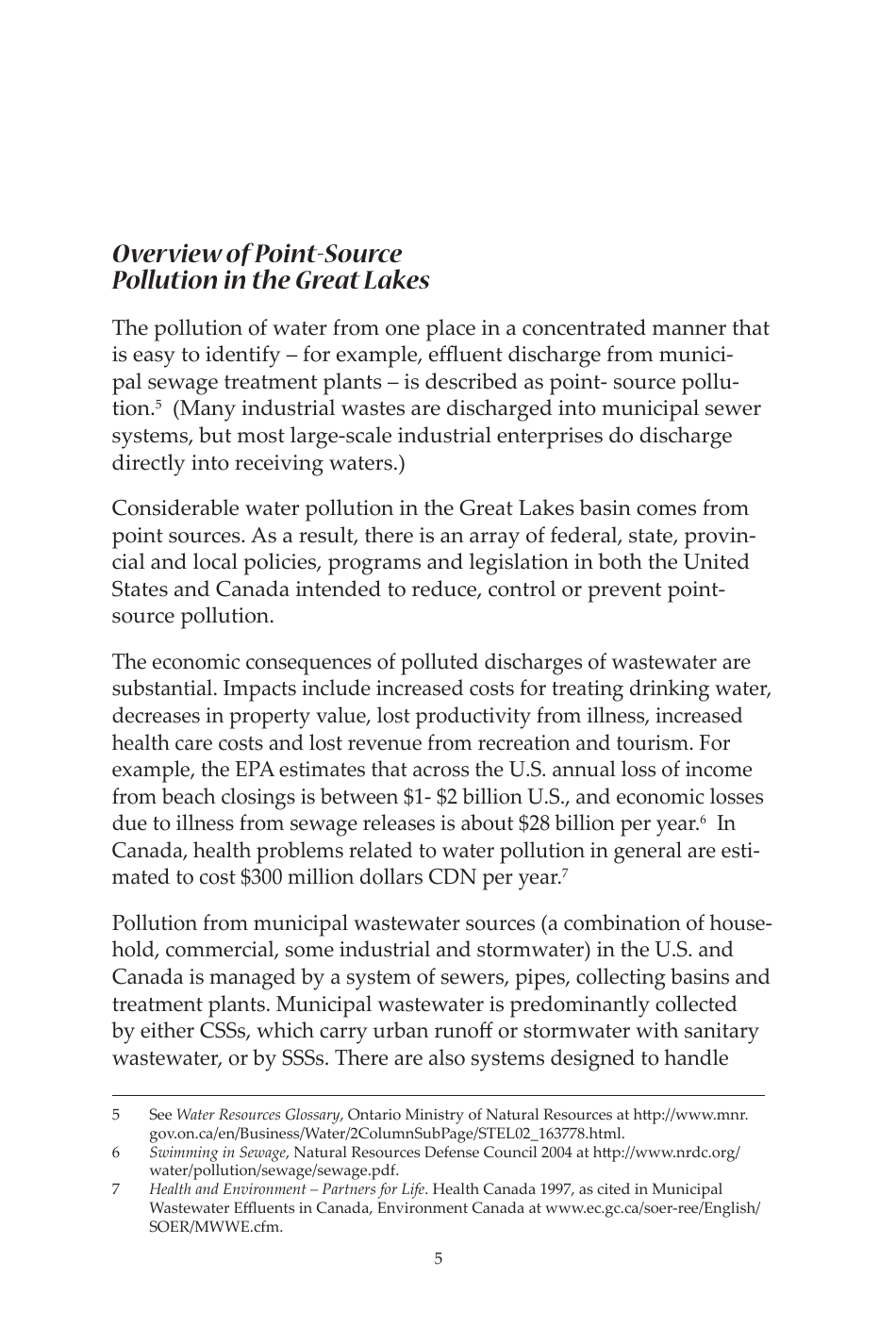 14th Biennial Report on Great Lakes Water Quality - International Joint Commission United States and Canada, Page 12