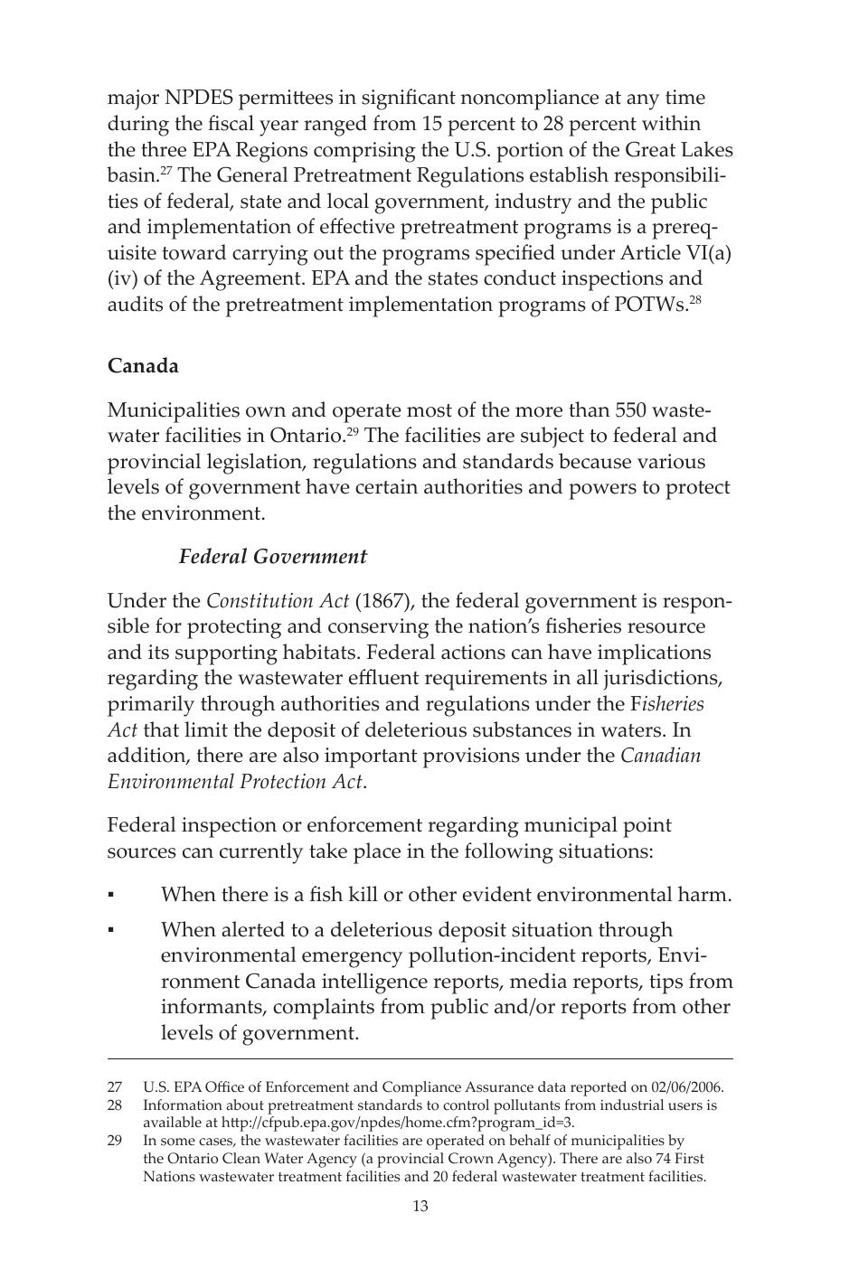 14th Biennial Report on Great Lakes Water Quality - International Joint Commission United States and Canada, Page 20
