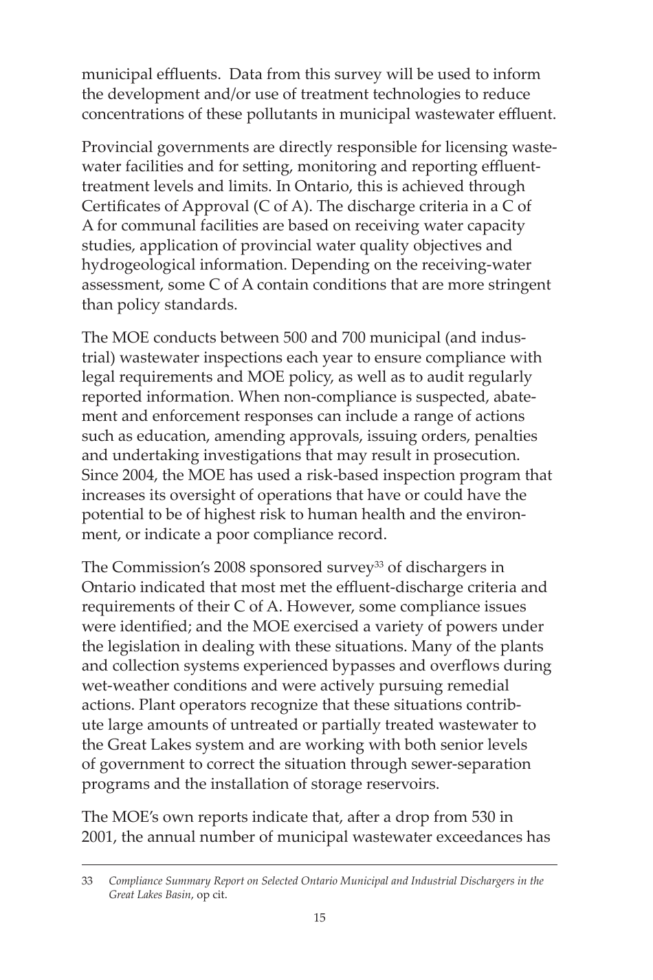 14th Biennial Report on Great Lakes Water Quality - International Joint Commission United States and Canada, Page 22