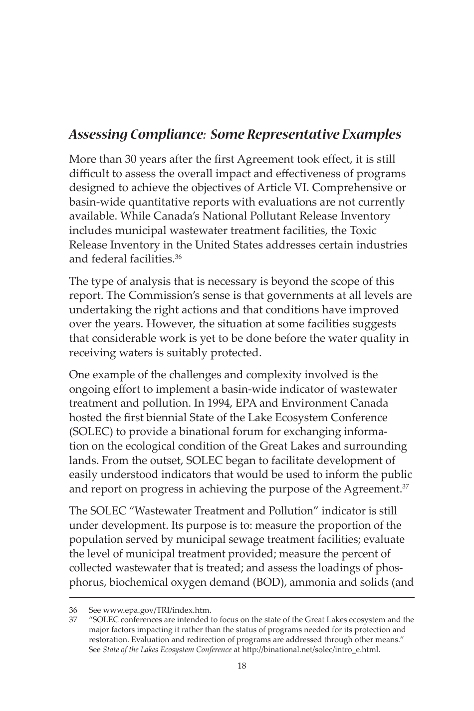 14th Biennial Report on Great Lakes Water Quality - International Joint Commission United States and Canada, Page 25