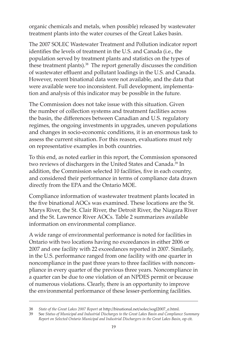14th Biennial Report on Great Lakes Water Quality - International Joint Commission United States and Canada, Page 26