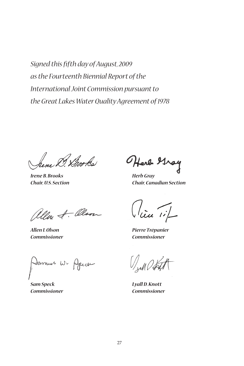 14th Biennial Report on Great Lakes Water Quality - International Joint Commission United States and Canada, Page 34