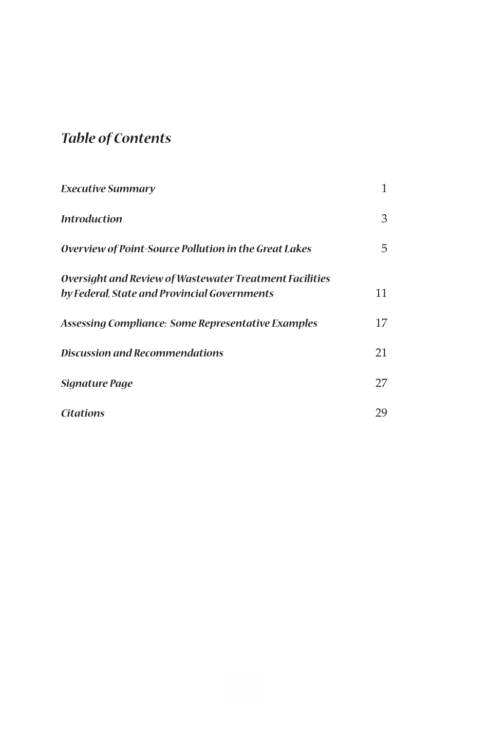 14th Biennial Report on Great Lakes Water Quality - International Joint Commission United States and Canada, Page 6