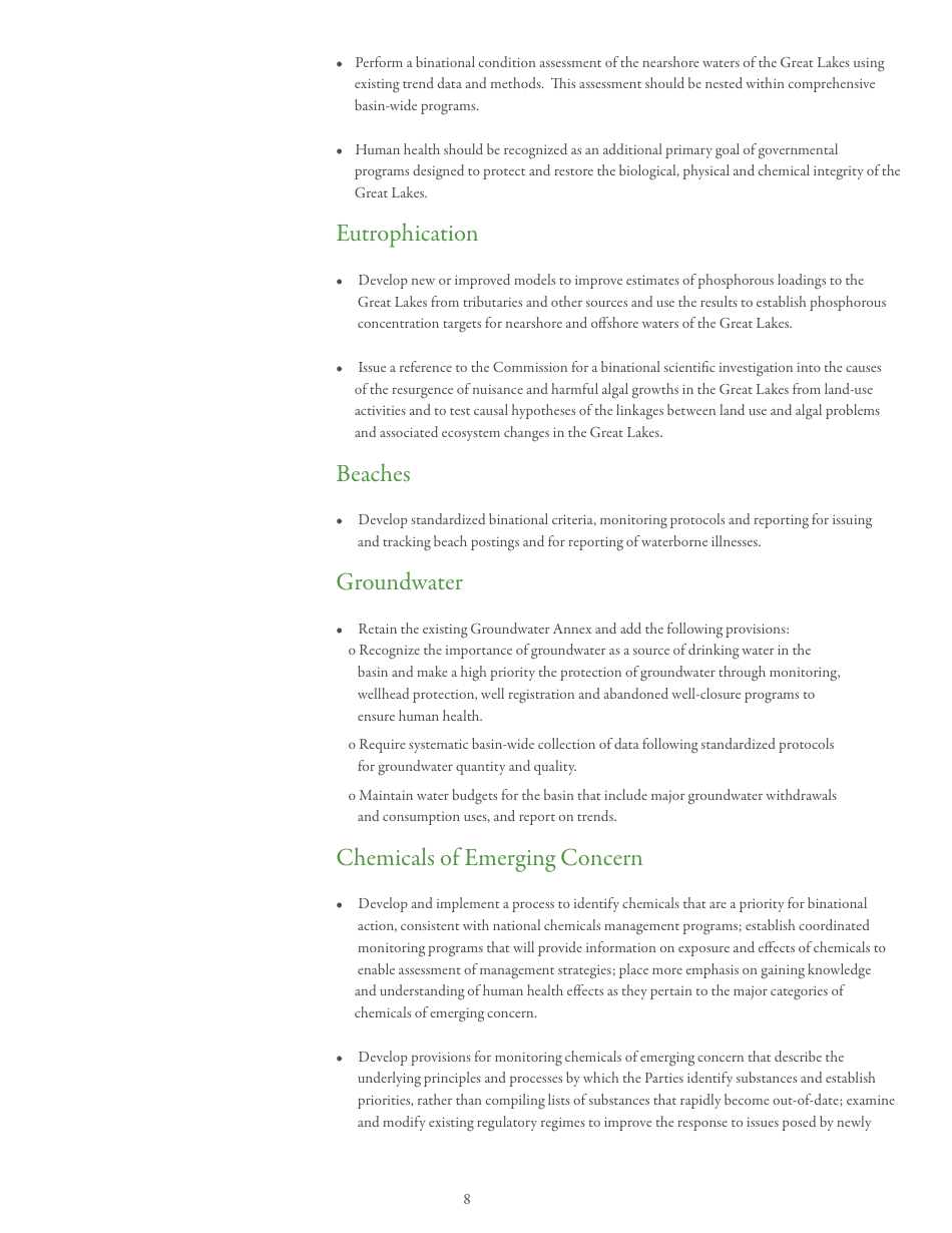 15th Biennial Report on Great Lakes Water Quality - International Joint Commission United States and Canada, Page 12