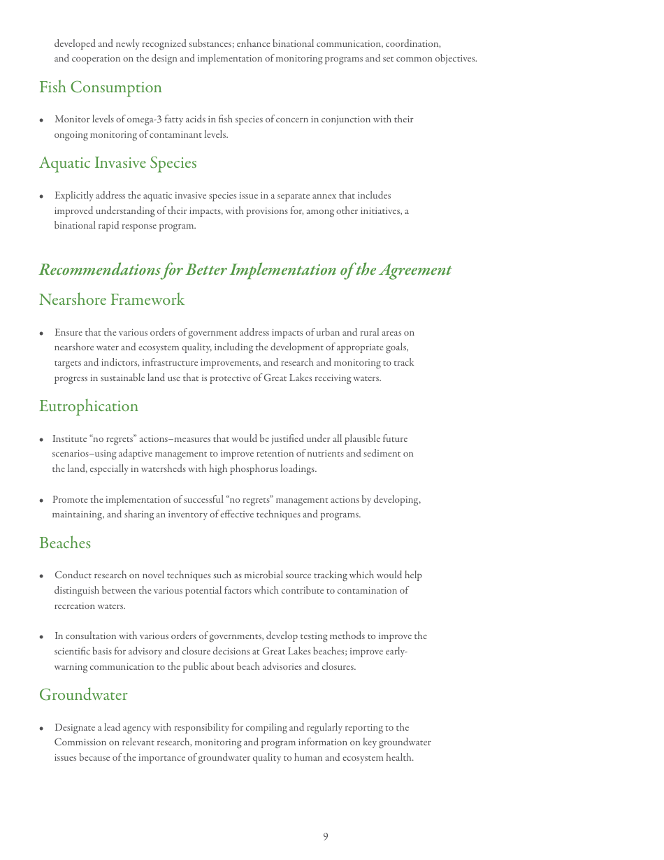 15th Biennial Report on Great Lakes Water Quality - International Joint Commission United States and Canada, Page 13