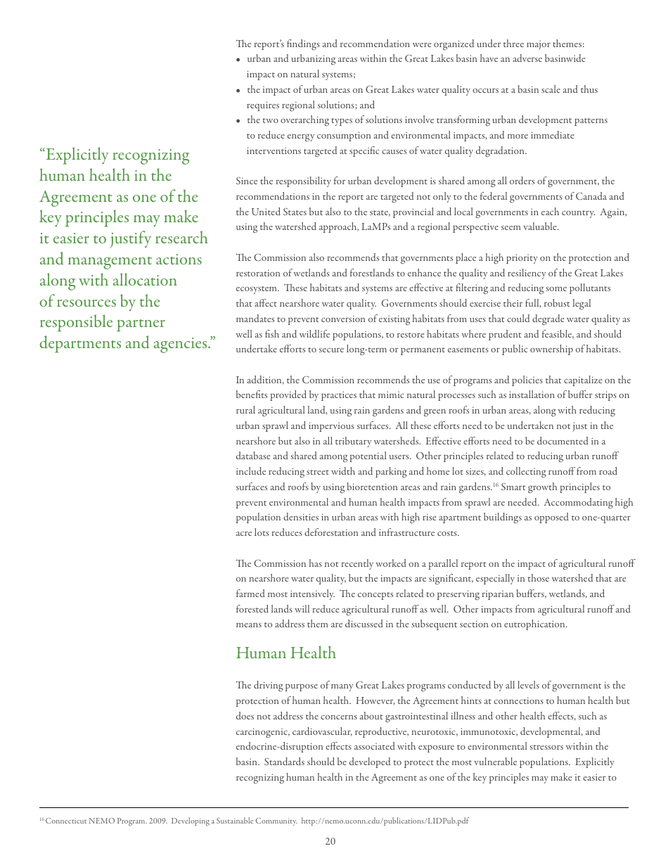 15th Biennial Report on Great Lakes Water Quality - International Joint Commission United States and Canada, Page 24