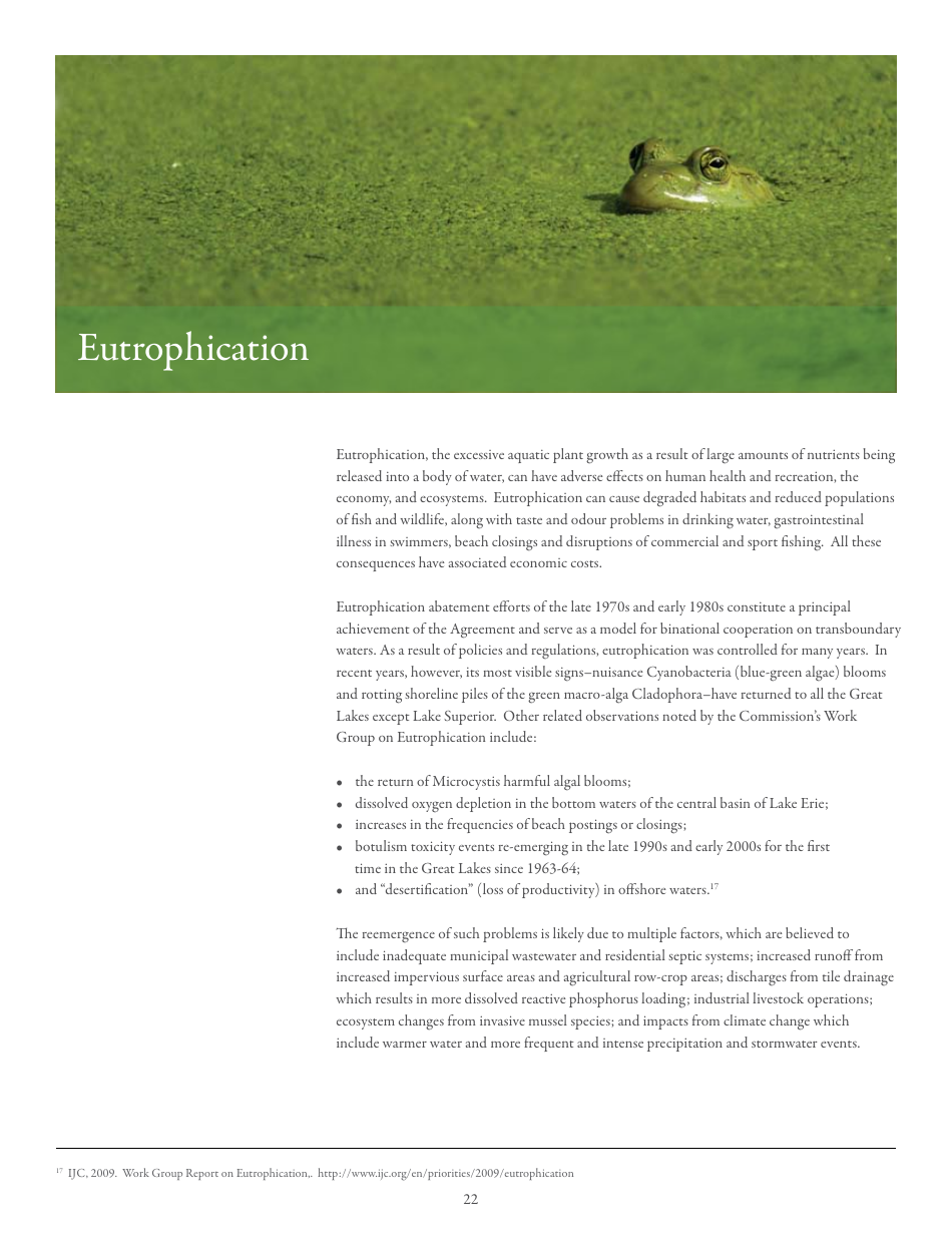 15th Biennial Report on Great Lakes Water Quality - International Joint Commission United States and Canada, Page 26