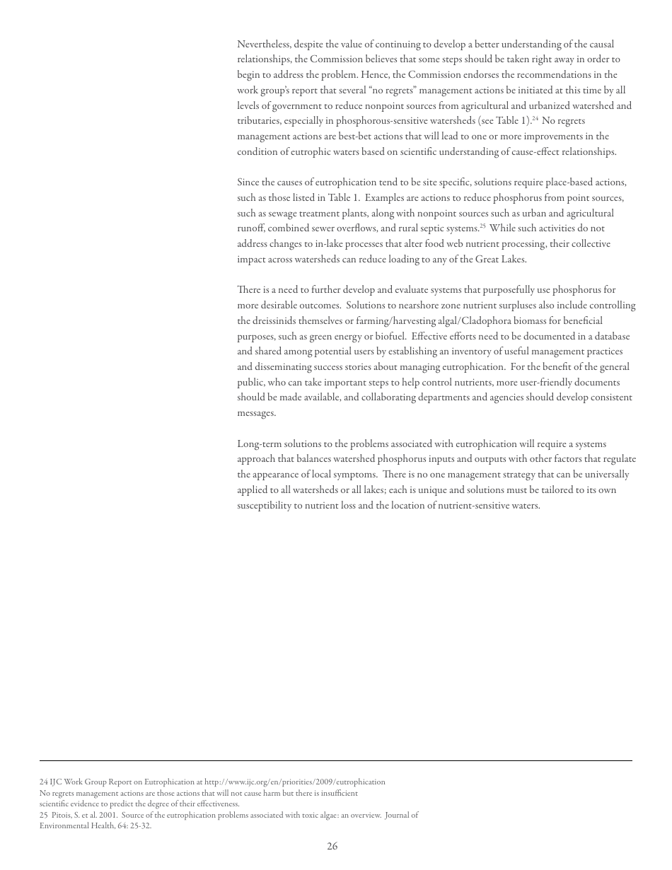 15th Biennial Report on Great Lakes Water Quality - International Joint Commission United States and Canada, Page 30