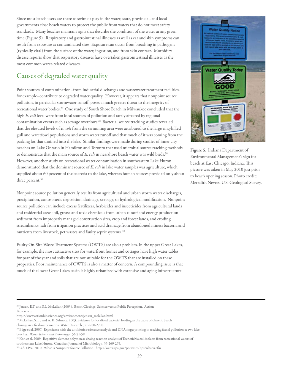 15th Biennial Report on Great Lakes Water Quality - International Joint Commission United States and Canada, Page 33