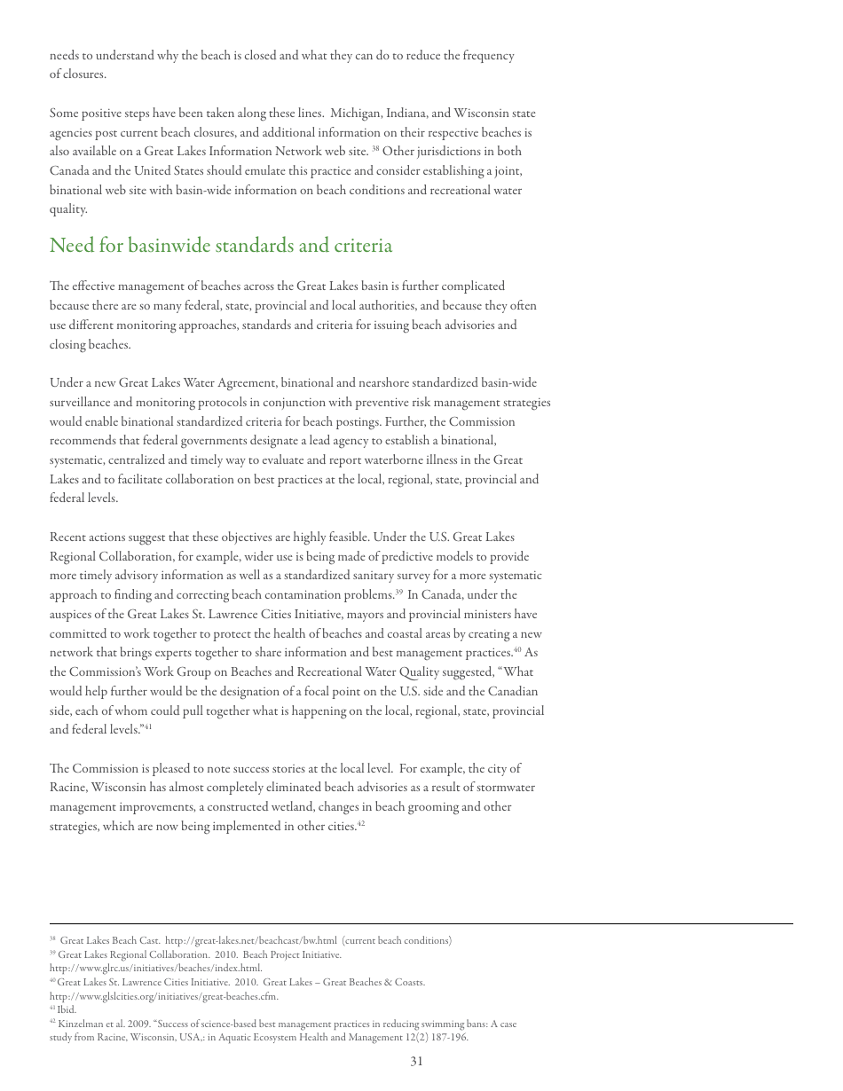 15th Biennial Report on Great Lakes Water Quality - International Joint Commission United States and Canada, Page 35