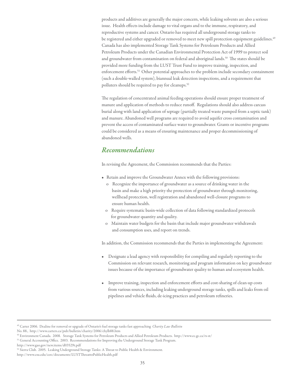 15th Biennial Report on Great Lakes Water Quality - International Joint Commission United States and Canada, Page 39