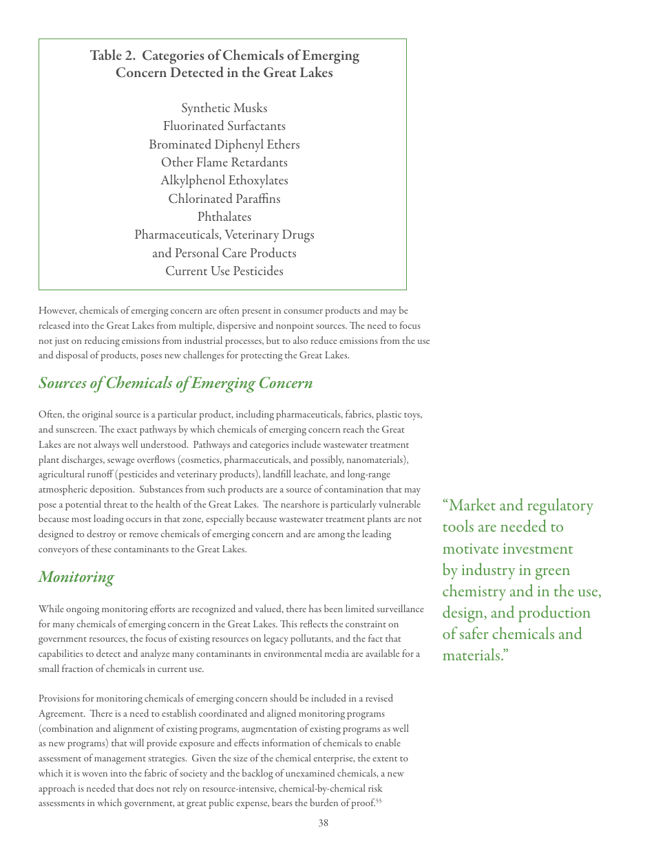 15th Biennial Report on Great Lakes Water Quality - International Joint Commission United States and Canada, Page 42