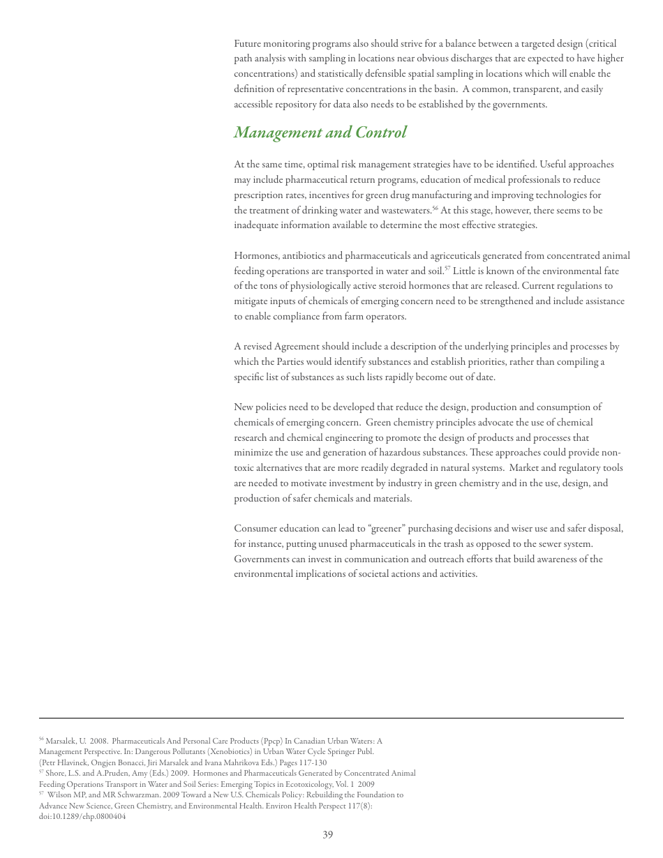 15th Biennial Report on Great Lakes Water Quality - International Joint Commission United States and Canada, Page 43