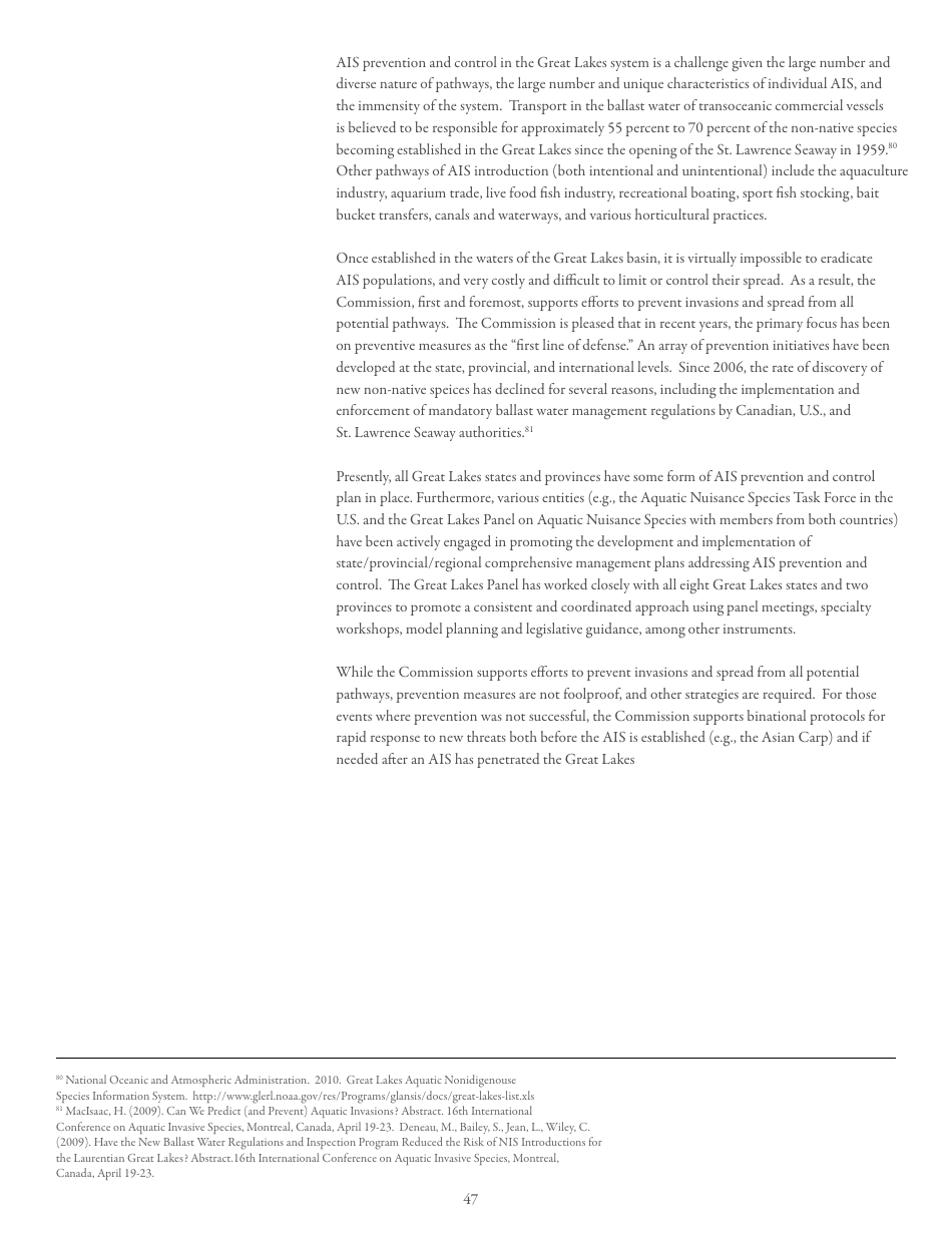 15th Biennial Report on Great Lakes Water Quality - International Joint Commission United States and Canada, Page 51