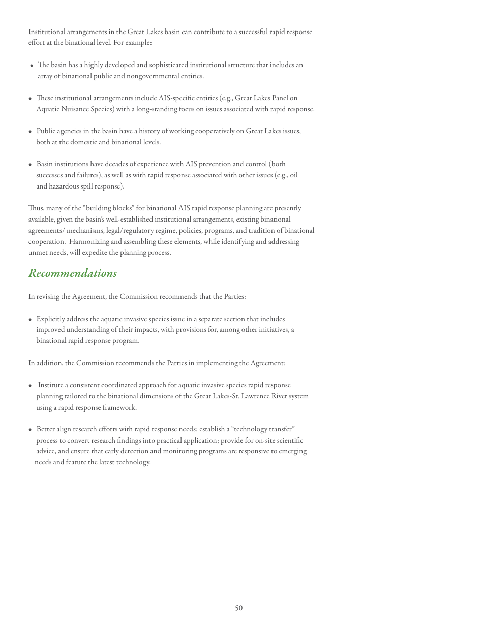 15th Biennial Report on Great Lakes Water Quality - International Joint Commission United States and Canada, Page 54