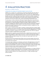 Usaid Evaluation Policy, Page 12