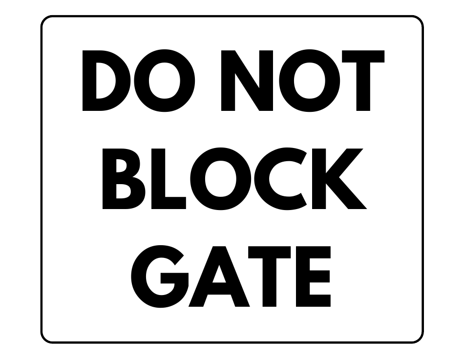 do-not-block-gate-sign-template-download-printable-pdf-templateroller