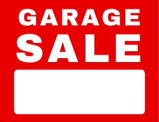 Document preview: For Sale Sign Template - Garage