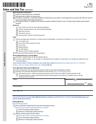 Form DR-1 Florida Business Tax Application - Florida, Page 6
