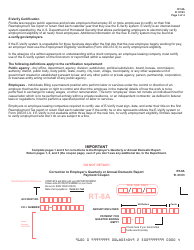 Form RT-8A Correction to Employer&#039;s Quarterly or Annual Domestic Report - Florida, Page 3