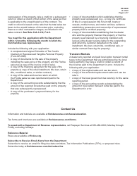 Instructions for Form DR-26S Application for Refund - Sales and Use Tax - Florida, Page 6