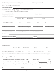 Form HFS1283N Application for Child Support Services (Title IV-D) for a Parent Who Is Not Living With the Child/Ren - Illinois, Page 2