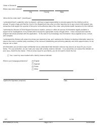 Form HFS1283N Application for Child Support Services (Title IV-D) for a Parent Who Is Not Living With the Child/Ren - Illinois, Page 3