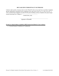 Prisoner Civil Rights Complaint: Policy-Based Claim Against a City or County (Municipality) - Montana, Page 8