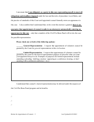 Motion for Appointment of Counsel - Montana, Page 5