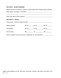 Form HSMV72423 Medical Report - Florida, Page 5