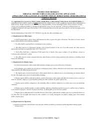 Form HSMV86056 Application for a License as a Motor Vehicle, Mobile Home or Recreational Vehicle Dealer - Florida, Page 8