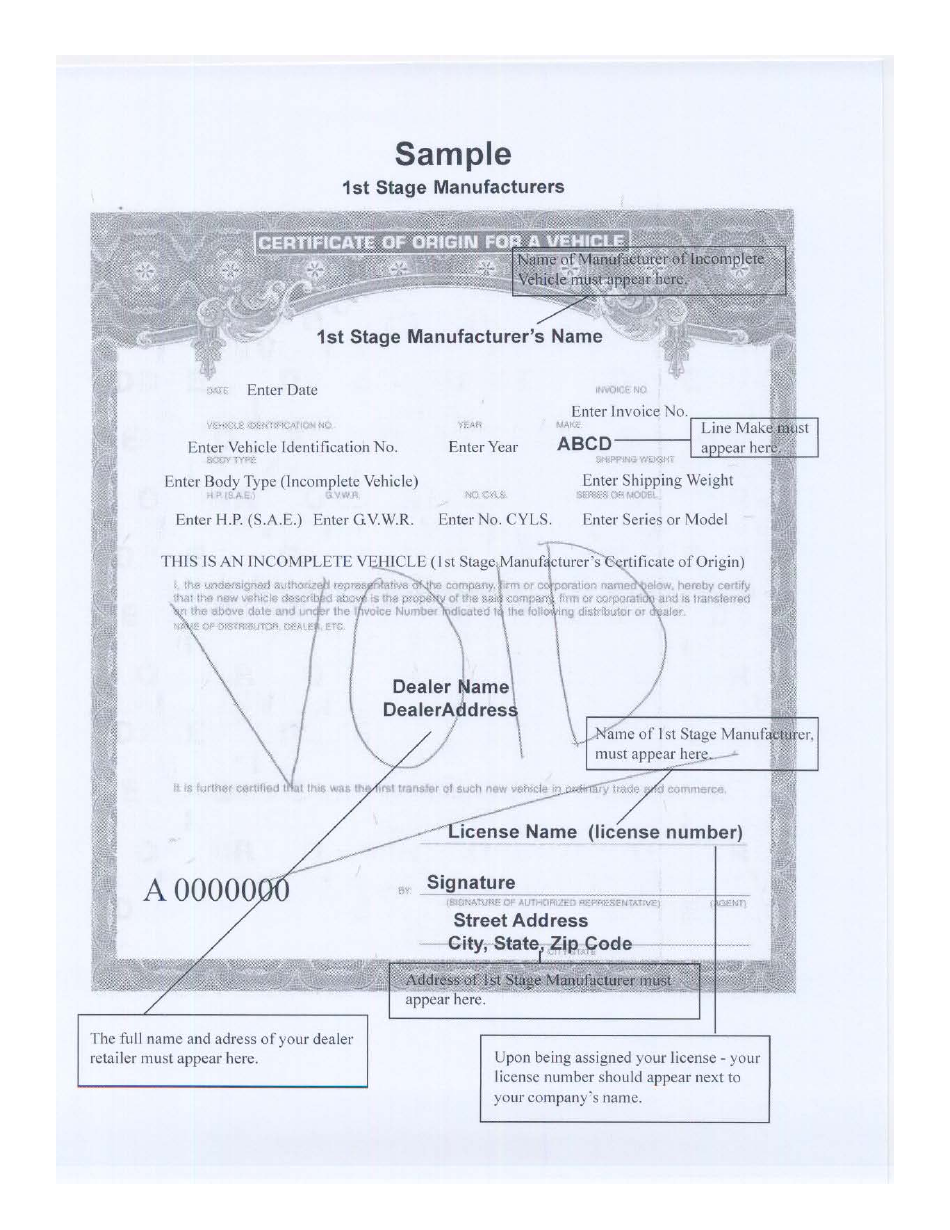 Form HSMV84256 Application for a License as a Motor Vehicle or Recreational Vehicle Manufacturer, Importer, or Distributor or a Mobile Home Manufacturer - Florida, Page 24