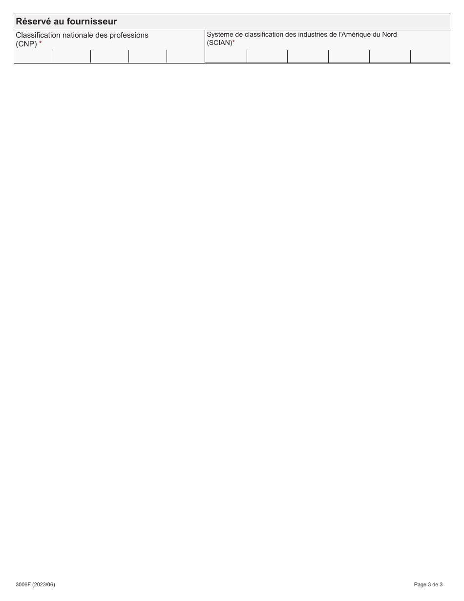 Forme 3006F Inscription De La Participante Ou Du Participant Au Programme Emploi Ontario - Ontario, Canada (French), Page 3