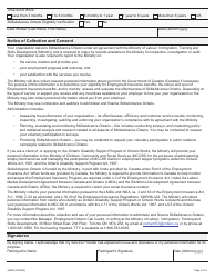 Form 3034E Skillsadvance Ontario Participant Registration - Ontario, Canada, Page 4