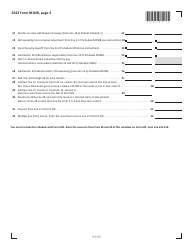 Schedule M1NR Nonresidents/Part-Year Residents - Minnesota, Page 2