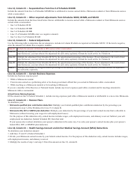 Schedule M1NR Nonresidents/Part-Year Residents - Minnesota, Page 5