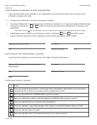Form OCRP-130 Professional Solicitor&#039;s Final Accounting Report Late Fees - Virginia, Page 3