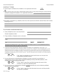 Form OCRP-120 Solicitation Notice - Virginia, Page 2