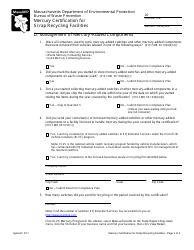 Mercury Certification for Scrap Recycling Facilities - Massachusetts, Page 2